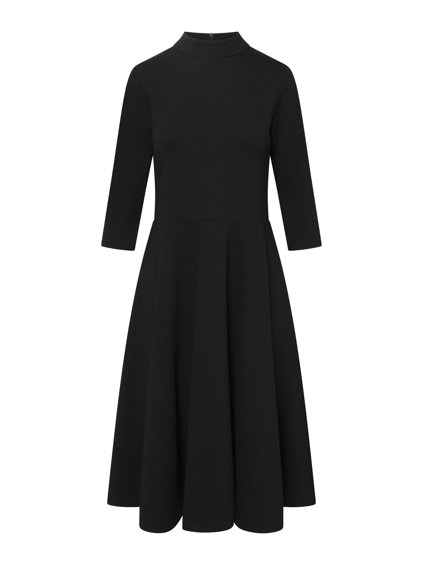 Punta Dress Mock Neck
